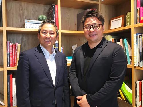 Ｐａｉｄｙの橋本知周副社長兼執行役員（写真右）とペイジェントの駒津啓太郎営業部長